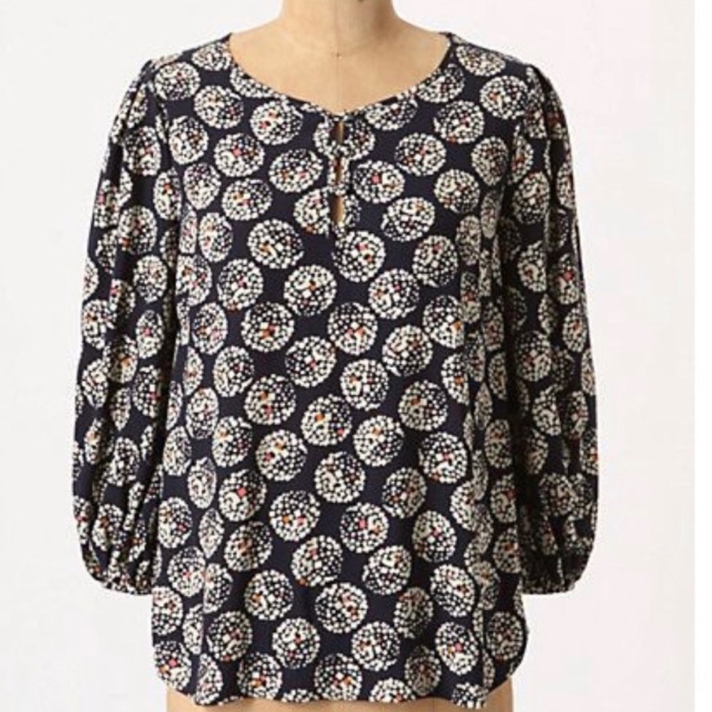 ANTHROPOLOGIE Maeve peasant TOP BLOUSE